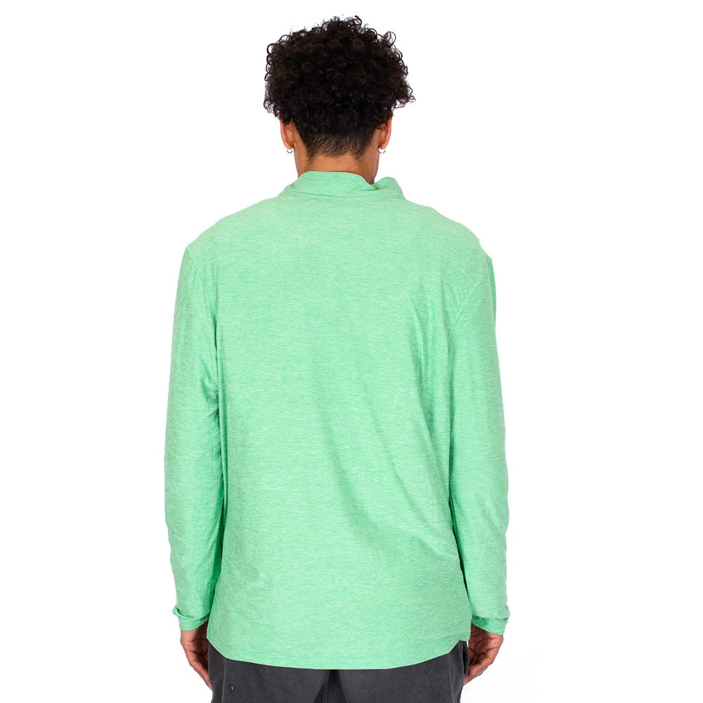 Interlocking UO, Antigua, Green, Pullover, Polyester Blend, Men, Performance, Hunk, 1/4-zip, Sweatshirt, 956459